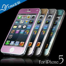 yardiX代理【韓國TAKE91 Supreme Metal iPhone 5/5S/5C 金屬質感保護貼】四種色彩任選 可搭邊框/保護殼/保護套或觸控筆使用