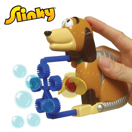 【美國Slinky】彈簧狗泡泡機 / 組