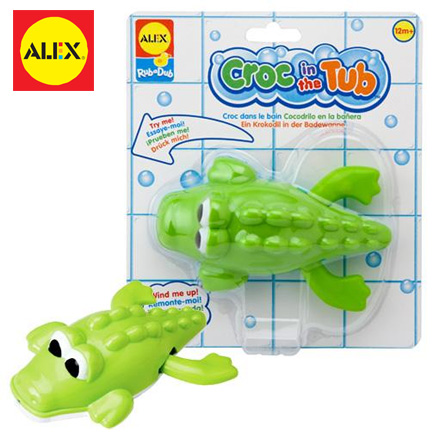 【美國ALEX】愛洗澡的鱷魚 / 卡