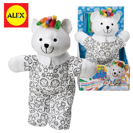 【美國ALEX】我的彩繪玩偶-寶貝熊 / 個