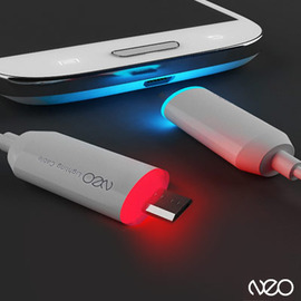yardiX代理【韓國 NEO LED Micro USB轉USB充電傳輸線】Samsung Galaxy S3/Note2/Tab 可用