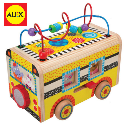【美國ALEX】寶寶智能遊戲校車組 / 盒