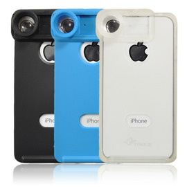 【yardiX iPhone 4/4S 專用顯微鏡 / 聚光手電筒保護殼- 光學放大鏡頭 最高可達25倍】手機套/手機殼/保護套