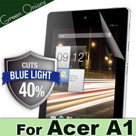 yardiX代理【美國Green Onions 抗藍光平板保護貼--Acer Iconia A1-810款】過濾43%藍光螢幕保護膜 有效阻隔43%有害藍光 硬度5H