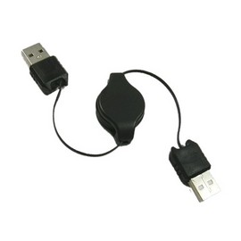USB伸縮線 雙頭標準USB伸縮線 80公分長 接Hub USB週邊產品最方便