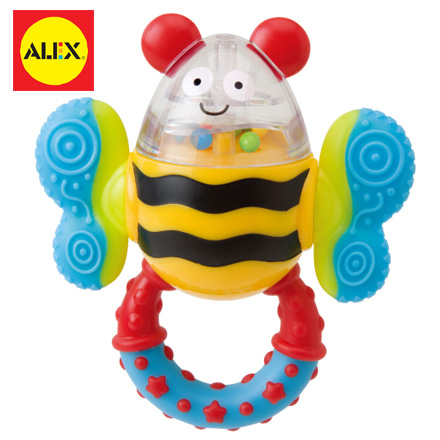 【美國ALEX】淘氣麥斯系列-小蜜蜂固齒玩具 / 個