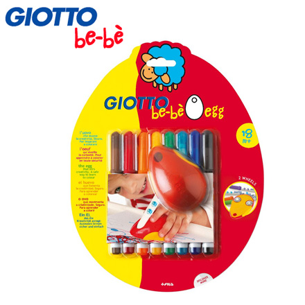 【義大利 GIOTTO】可洗式寶寶滑鼠塗鴉筆 / 卡