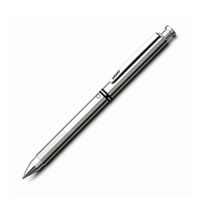 LAMY 745 tri pen st 不銹鋼301-1517三用筆-原子筆＋0.5mm自動鉛筆＋螢光筆/支