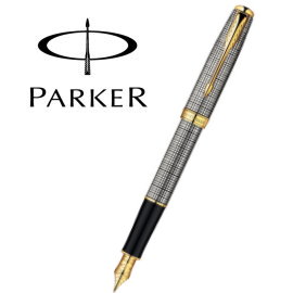 Parker 派克 商籟系列鋼筆 / 純銀格金夾  P0808110