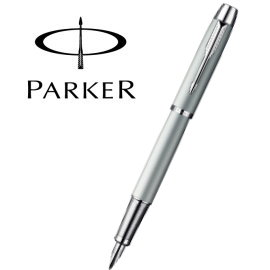 Parker 派克 經典高尚系列鋼筆 / 銀灰白夾  P0856000 