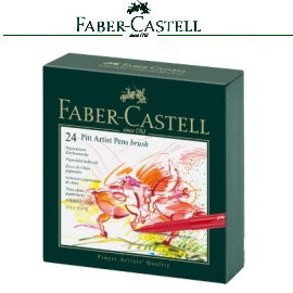 Faber-Castell 輝柏 167147  PITT 24色藝術筆--精裝版 /套