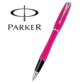 Parker 派克 都會系列鋼珠筆 / 桃紅白夾  P0836860  