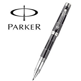 Parker 派克 尊爵系列鋼珠筆 / 麗黑格紋白夾  P1876392