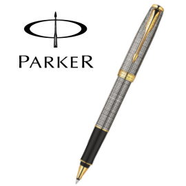 Parker 派克 商籟系列鋼珠筆 / 純銀格金夾  P0788880