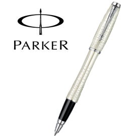 Parker 派克 都會系列鋼珠筆 / 格紋珍珠白  P0911330