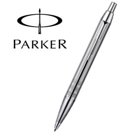Parker 派克 經典高尚系列原子筆 / 亮鉻格紋  P0905700 