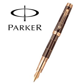 Parker 派克 尊爵系列鋼筆 / 巧克力格紋金夾 P1876376