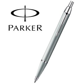 Parker 派克 經典高尚系列原子筆 / 銀灰白夾  P0736840  