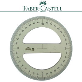 Faber-Castell 輝柏  201  12cm全圖分度器 / 個