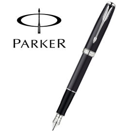 Parker 派克 商籟系列鋼筆 / 霧黑白夾   P0818060