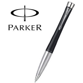 Parker 派克 都會系列原子筆 / 霧黑白夾  P0735810  