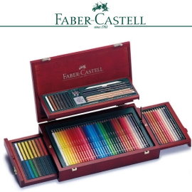 Faber-Castell 輝柏 110086 古典木盒系列  藝術家級典藏組合套裝 / 盒
