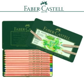 Faber-Castell 輝柏  122112  PITT粉彩色鉛筆12色  / 盒