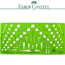 Faber-Castell 輝柏  172581  958N土地測量符號定規 / 片