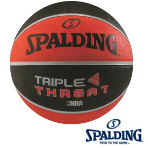 斯伯丁Spalding  基礎系列  SPA83182  Triple Threat Rubber 黑-紅 / 個