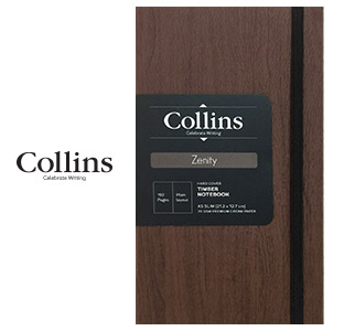 英國Collins-雨果系列-咖啡 A5 CG-7107