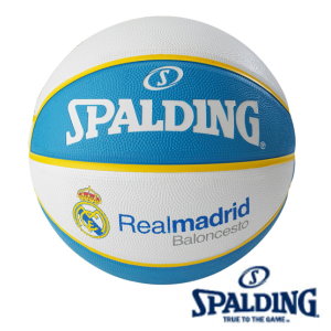 斯伯丁Spalding  歐洲籃球聯賽系列  SPA83118 歐冠賽-皇家馬德里 藍-白  / 個