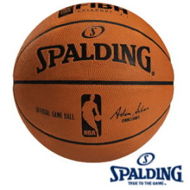 斯伯丁Spalding SPA74568  14' NBA比賽用球w/FIBA  / 個