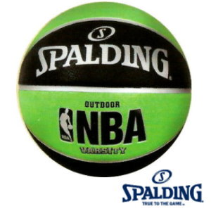 斯伯丁Spalding  暢銷款Varsity系列  SPA83276  NBA Varsity 黑/綠 / 個
