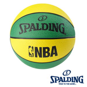 斯伯丁Spalding  NBA No.1 迷你小球系列  SPA66994 NBA No.1 迷你小球-黃/綠 / 個