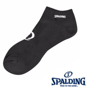 斯伯丁Spalding  運動襪系列  SPB9504N00001   SPB9504N00002  斯伯丁踝襪  厚底  黑 M/L / 雙
