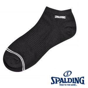 斯伯丁Spalding  運動襪系列  SPB9501N00001   SPB9501N00002  斯伯丁踝襪  薄底  黑 M/L / 雙