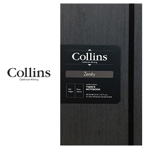 英國Collins-雨果迷你系列-鐵灰A6-CG-7116
