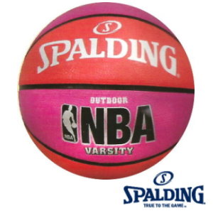 斯伯丁Spalding  暢銷款Varsity系列  SPA83278  NBA Varsity 粉紅/紫 / 個