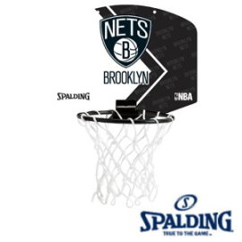 斯伯丁Spalding NBA隊徽小籃板系列  SPA77607 13 ' 小籃板 籃網 Nets / 個