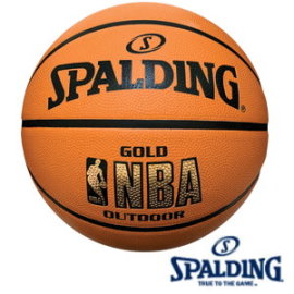斯伯丁Spalding 金色、銀色NBA系列  SPA83013 14'金色NBA-Rubber/ 個